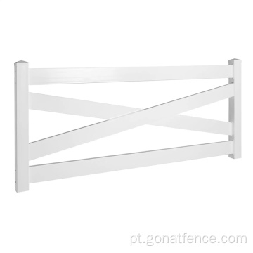 Durables CrossBuck White Vinyl Ranch Rail Horse Cerca